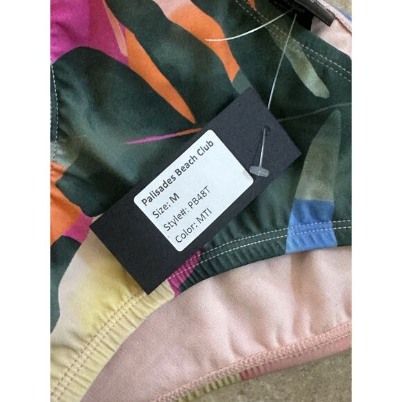 NWT Palisades Beach Club M Multi Bikini Bottom Swimwear Swimsuit - Picture 2 of 4